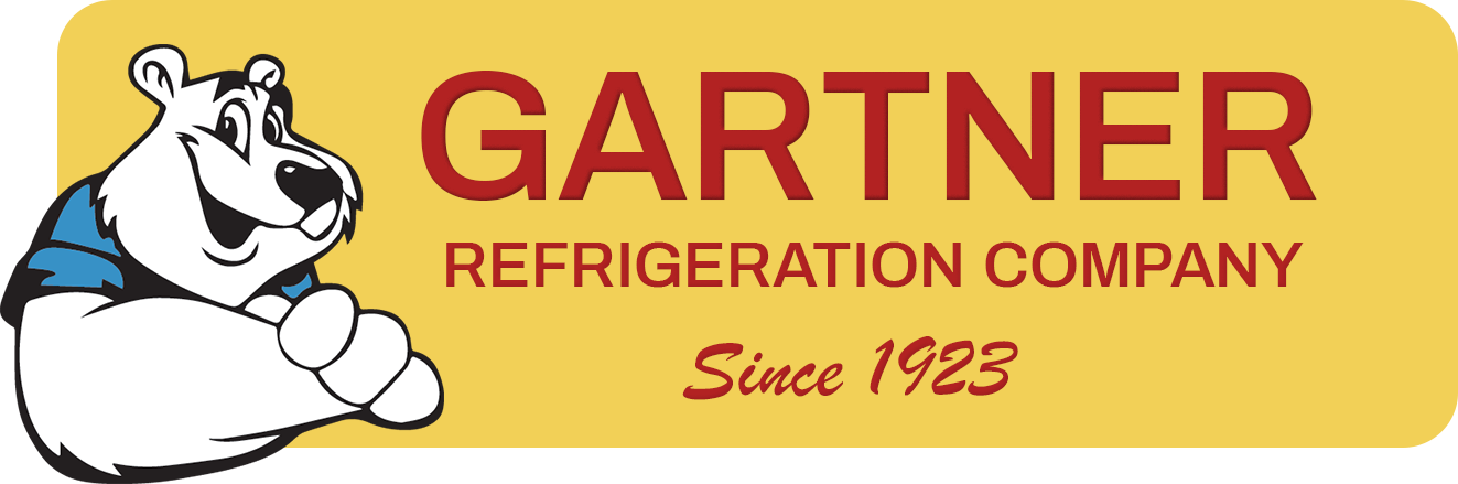 Gartner Refrigeration Company Logo of White Polar Bear