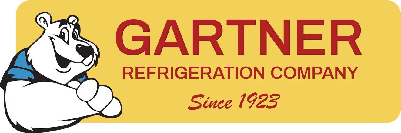 Gartner Refrigeration Company Logo of White Polar Bear
